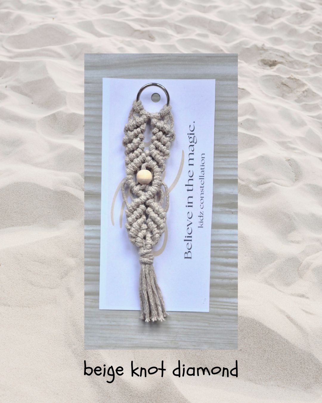 beige knot diamond