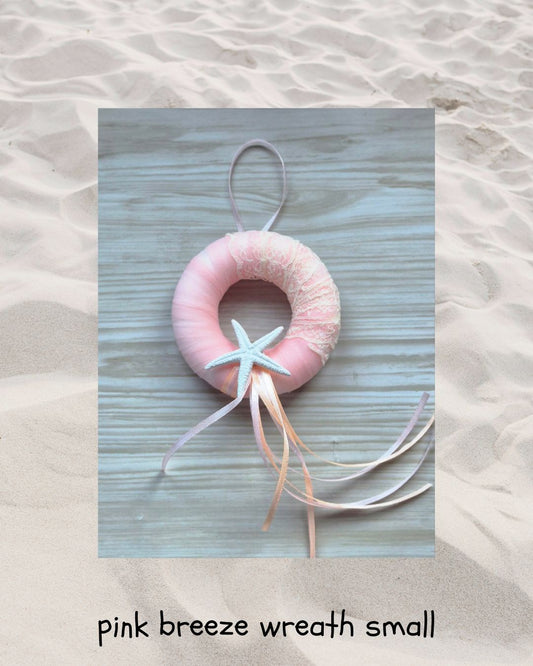 pink breeze wreath small