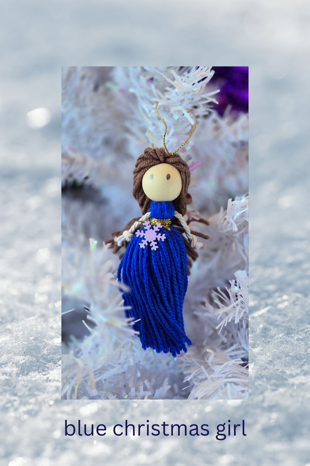 004 - blue christmas girl