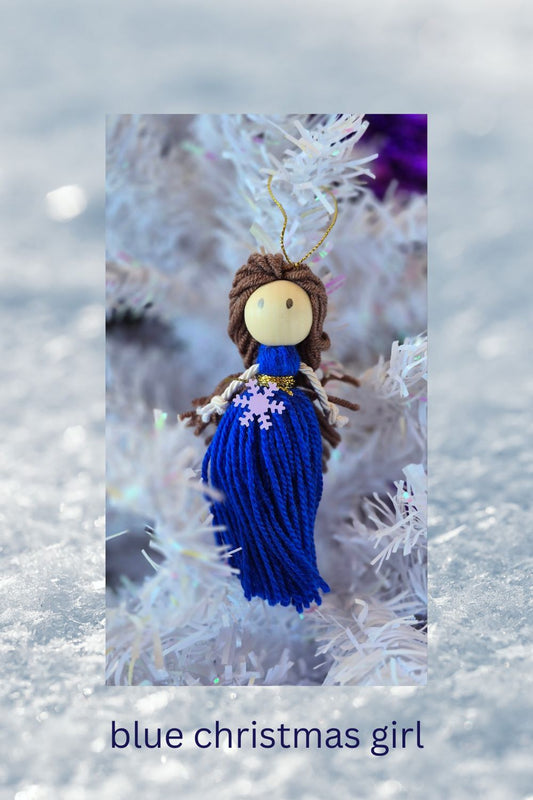 004 - blue christmas girl