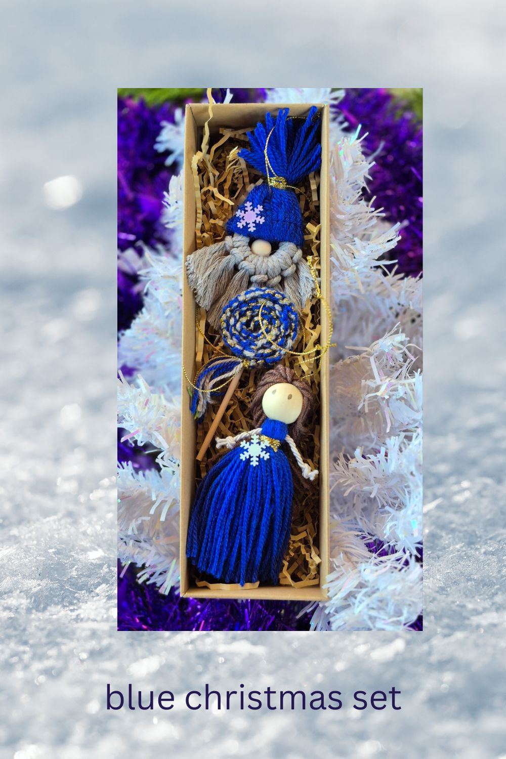 001 - blue christmas set