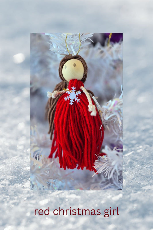 011 - red christmas girl