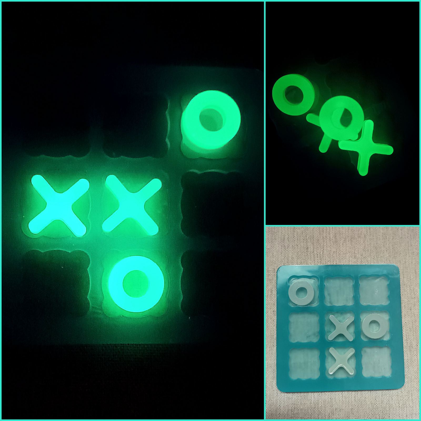 Glow in the Dark Tic Tac Toe!