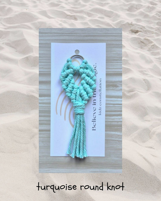 turquoise round knot