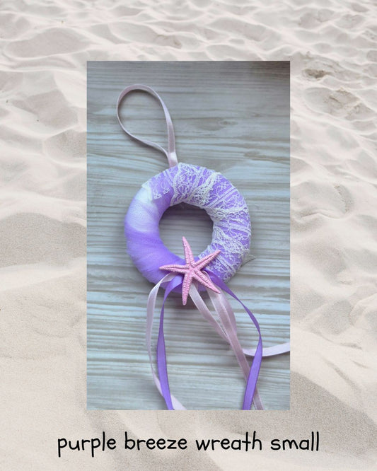 purple breeze wreath small