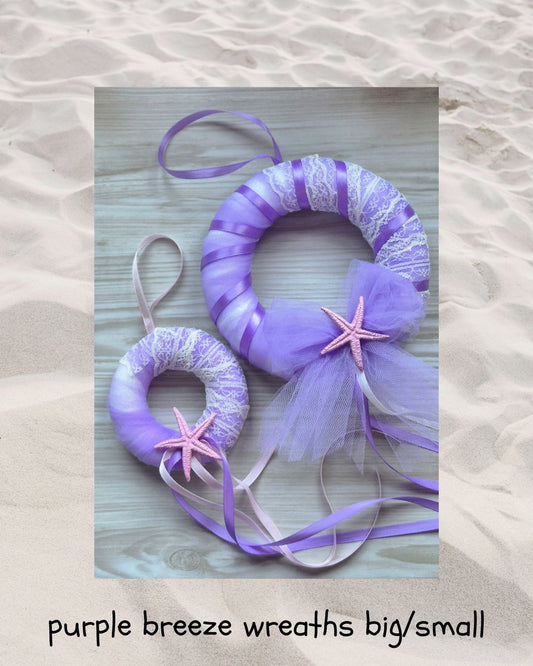 purple breeze wreaths big/small