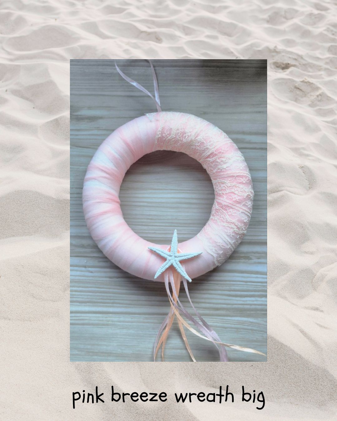 pink breeze wreath big