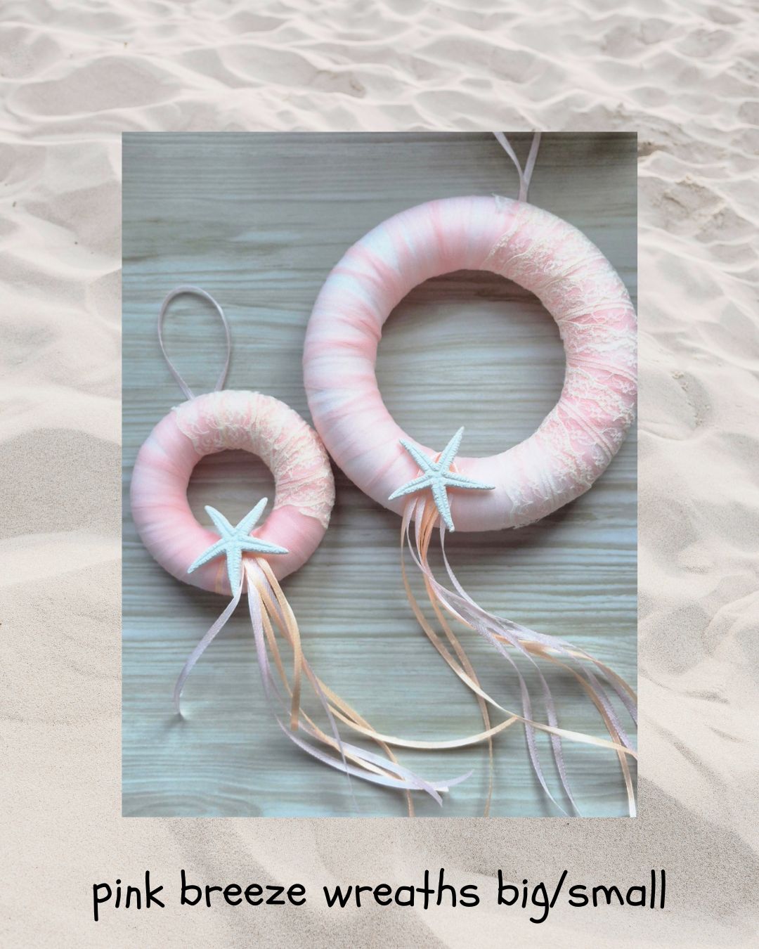 pink breeze wreaths big/small