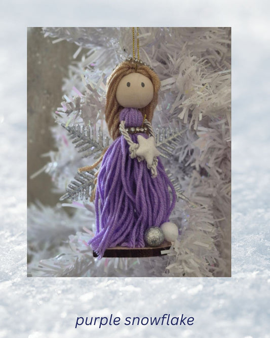 032- purple snowflake