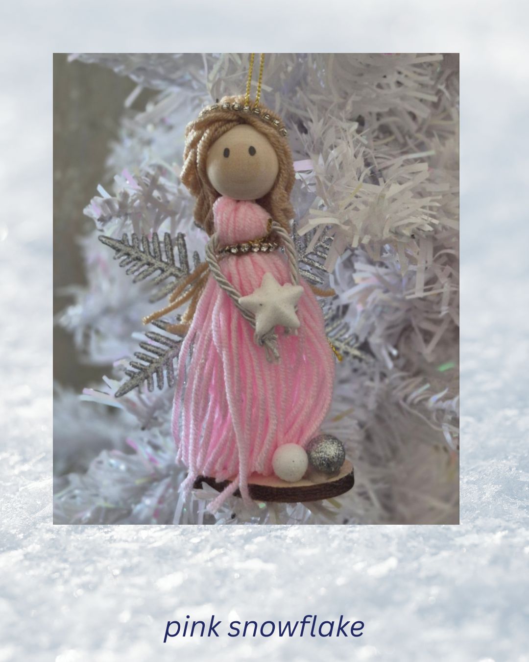 031- pink snowflake