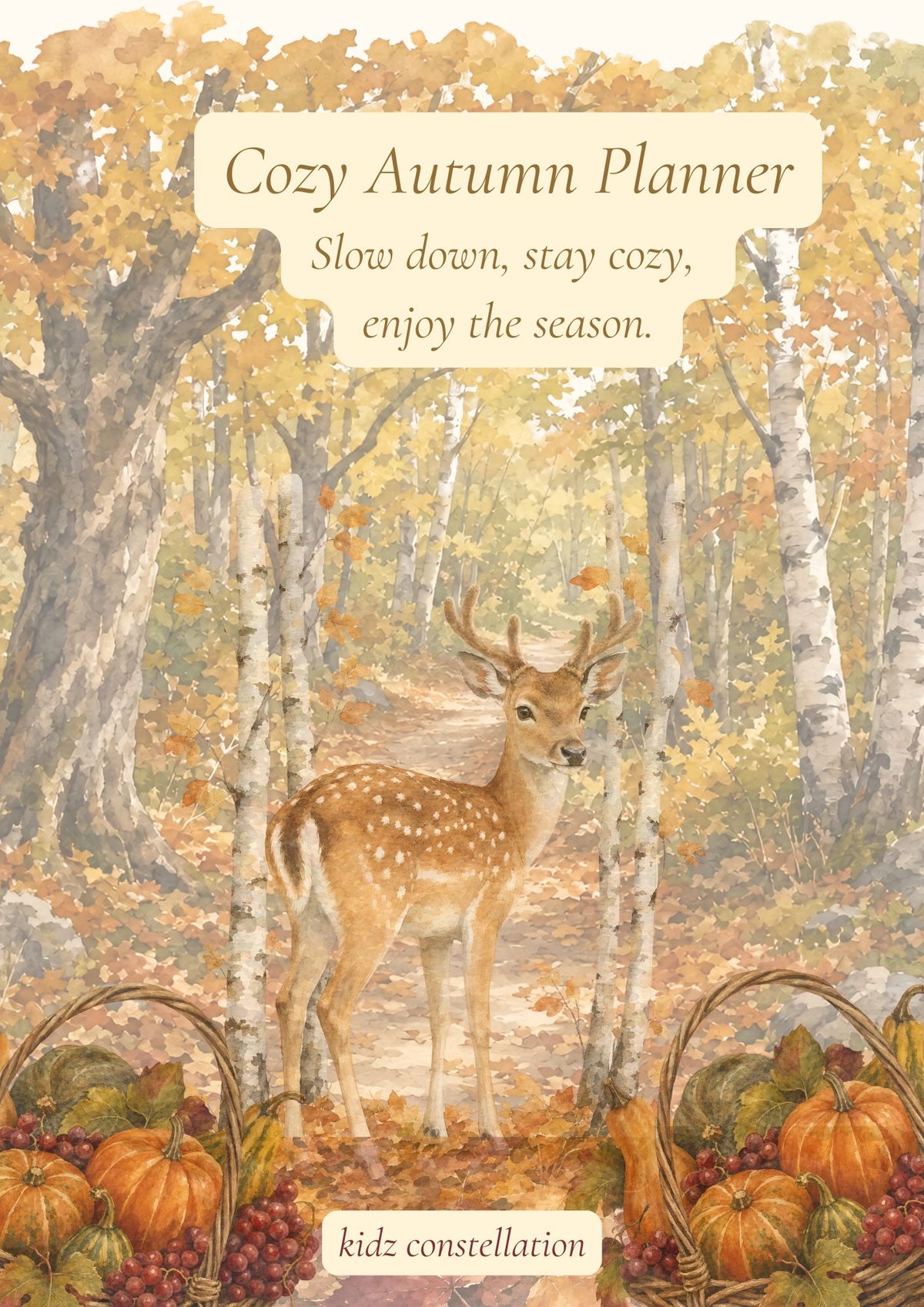 Cozy Autumn Planner – Printable PDF