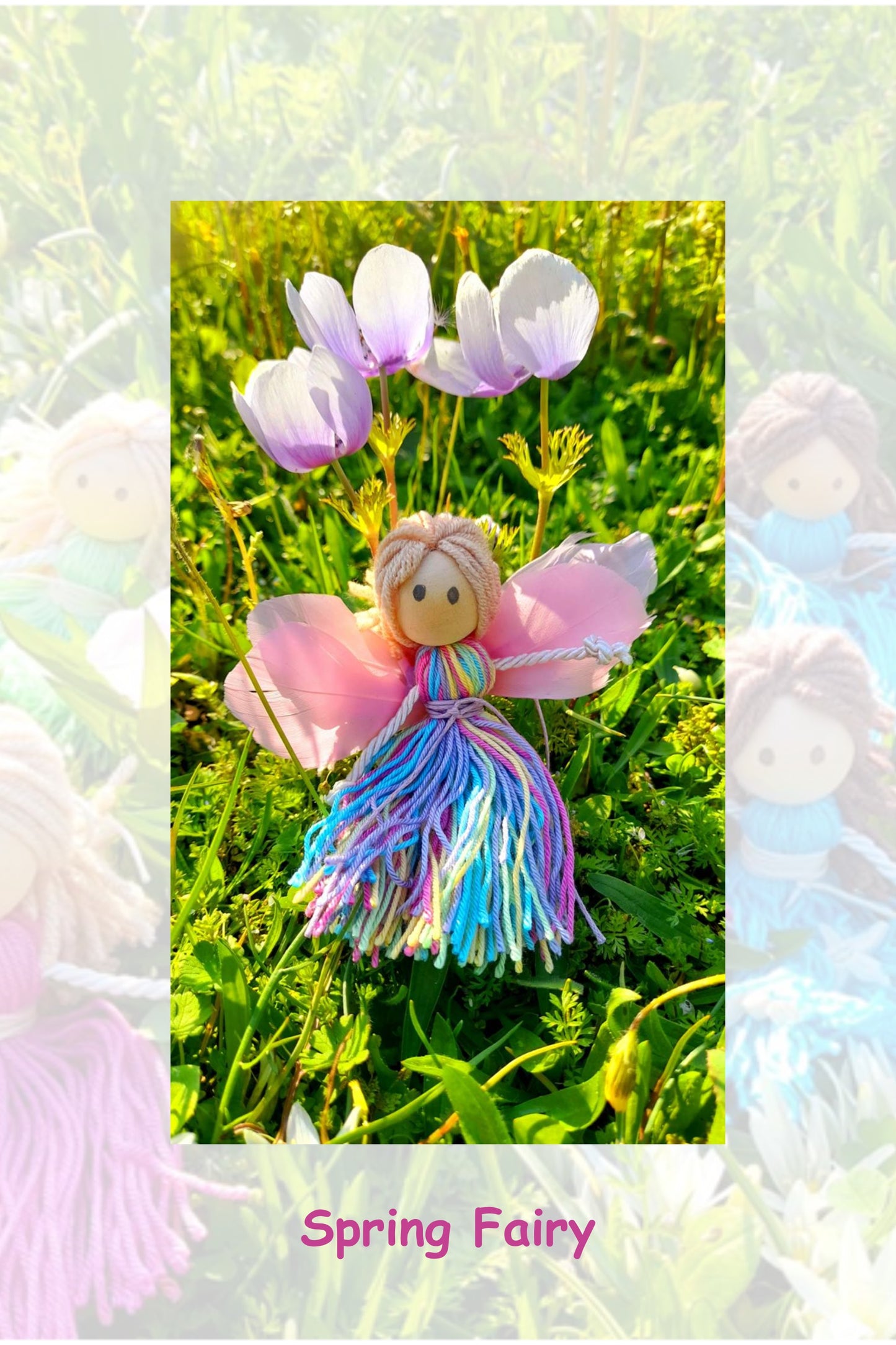 Handmade Yarn Doll-Spring Fairy