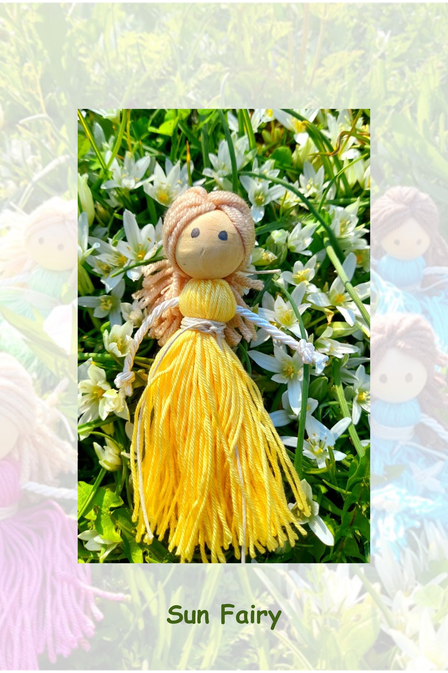 Handmade Yarn Doll-Sun Fairy