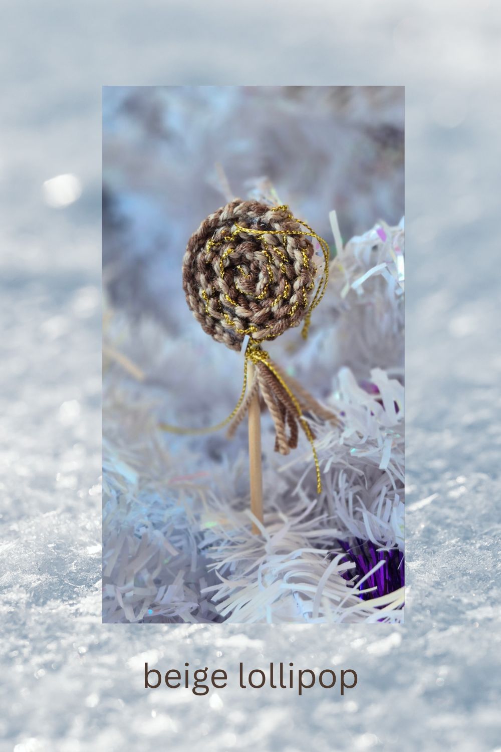 007- beige lollipop