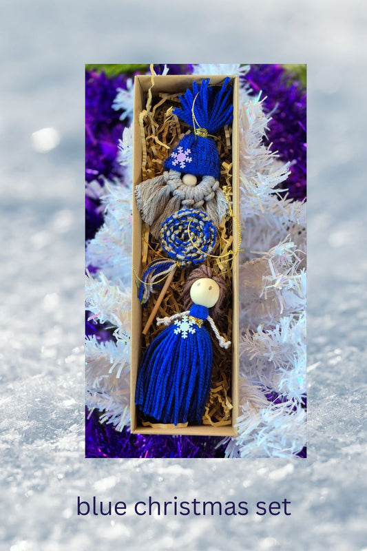 001 - blue christmas set