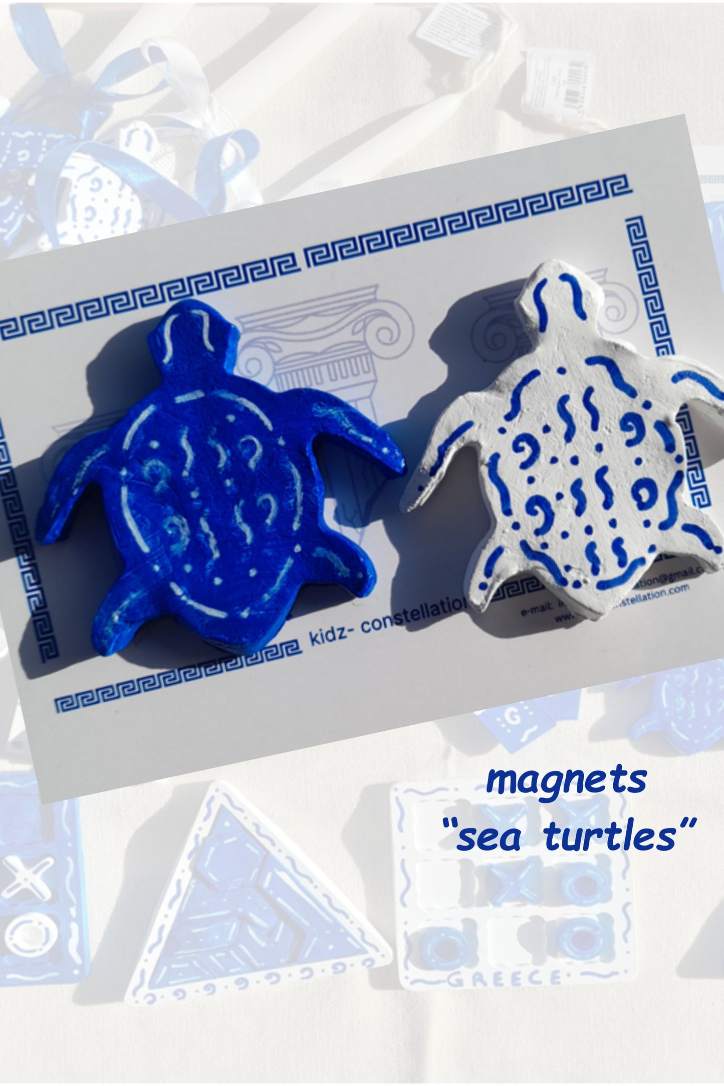 Double pack magnets- "Sea turtles"