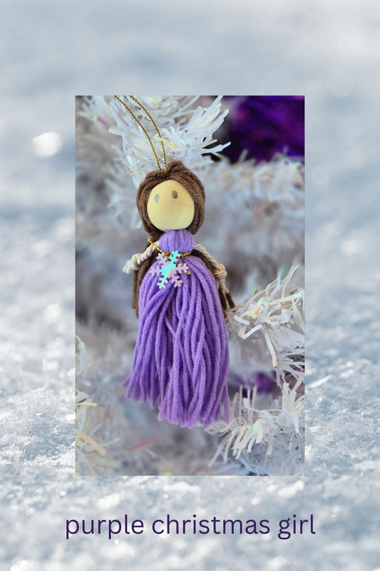 014 - purple christmas girl