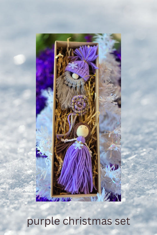 013 - purple christmas set